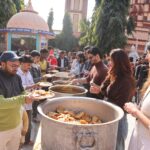 राहगिरों, निराश्रितों, पूज्य संतों और साधुओं को कराया भंडारा और वितरित किये कंबल