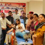 भारतीय जनता पार्टी महानगर देहरादून के दो मंडल में सेवा पखवाड़े के अंतर्गत रक्तदान शिविर का आयोजन किया गया 