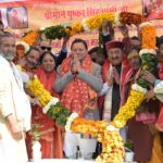 बीरों देवल में आयोजित मां चंडिका महावन्याथ देवरा यात्रा में मुख्यमंत्री पुष्कर सिंह धामी हुए शामिल