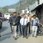 केदारनाथ यात्रा को लेकर जिलाधिकारी का तिलवाड़ा बाजार क्षेत्र में स्थलीय निरीक्षण