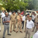 डीएम/एसएसपी हरिद्वार द द्वारा संयुक्त रूप से किया गया नारसन बॉर्डर तक यात्रा व्यवस्था का भौतिक निरीक्षण
