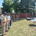 कर्तव्यनिष्ठ श्वान (dog) “रॉक्सी” को पुलिस लाइन रोशनाबाद में दी गई अंतिम सलामी