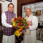 मुख्यमंत्री ने भारत सरकार द्वारा देश के प्रतिष्ठित नागरिक सम्मान “पद्म भूषण” से सम्मानित किए जाने पर बधाई एवं शुभकामनाएं दीं