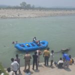 जल पुलिस के साथ सर्च अभियान