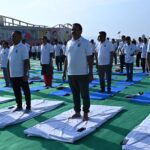 नितिका खण्डेलवाल के नेतृत्व में भव्य योग शिविर एवं सामूहिक योगाभ्यास कार्यक्रम का आयोजन किया गया