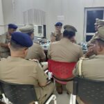 पड़ोसी राज्य के बॉर्डर के थाना प्रभारियों संग बार्डर मिटिंग आयोजित