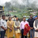 त्रियुगीनारायण क्षेत्र के विकास को लेकर जिलाधिकारी ने किया स्थलीय निरीक्षण, श्रद्धालुओं की सुविधाओं को प्राथमिकता देने के दिए निर्देश