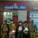 हरिद्वार पुलिस की अपराधिक व्यक्तियों के खिलाफ लगातार कार्यवाही जारी